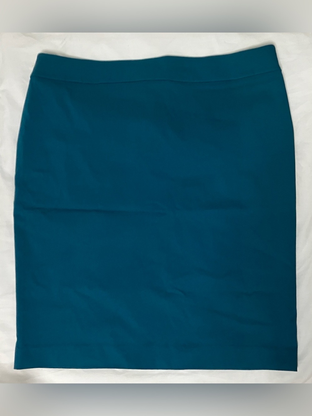 Cleo Teal Pull-On Pencil Skirt Size Large NWT
